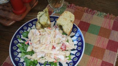 Crab Pasta Salad Recipe Food Com