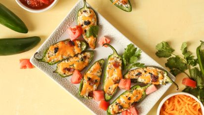 Grilled Stuffed Jalapenos Recipe Food Com