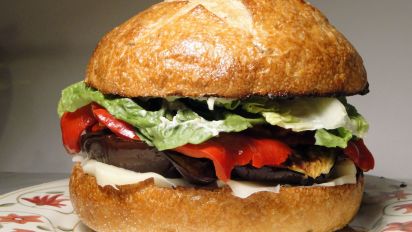 Grilled Eggplant And Fresh Mozzarella On Ciabatta Recipe Food Com