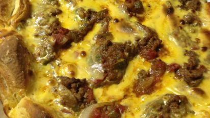 Hamburger Casserole With Biscuits On Bottom Cheeseburger Biscuit Casserole Recipe Food Com