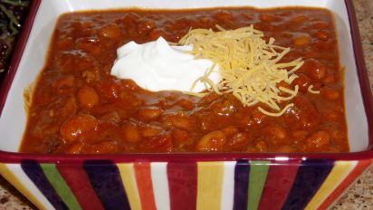 Crock Pot Chili Chili And Beans Recipe Food Com