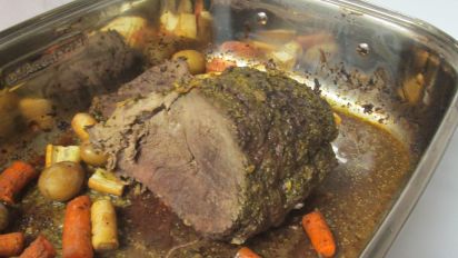 Herb Crusted Roast Beef Recipe Food Com