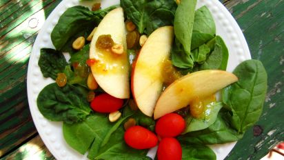 Indian Spinach Salad Recipe Food Com