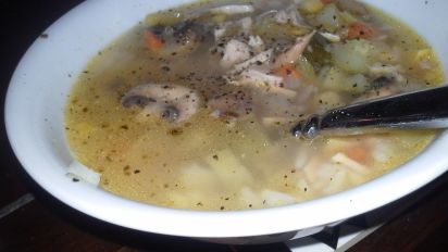 Homemade Turkey Soup Recipe Food Com