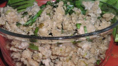 Thai Style Ground Turkey With Chiles And Basil Recipe Food Com