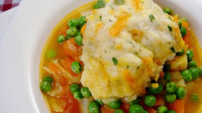 Vegetable Soup With Carrot Dumplings Recipe Food Com