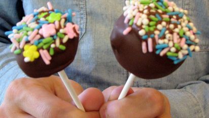 Banana Cake Balls Wrapped In Chocolate Recipe Food Com (coming from the lady who talks about rotting bananas at social gatherings, but stick with the recipe starts with 3 mashed bananas (above). banana cake balls wrapped in chocolate