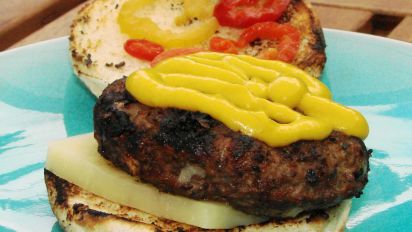 Grilled Backyard Burgundy Burgers Recipe Food Com