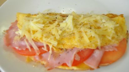Ham And Tomato Omelet Recipe Food Com,Easy Meatball Recipe In Oven