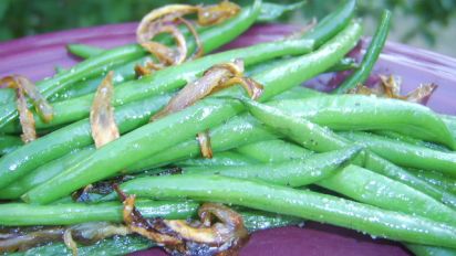 Haricots Verts With Carmelized Shallots Recipe Food Com