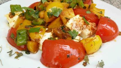 Jhat Phat Sabzi Bell Pepper Paneer Recipe Food Com Of grain, and 1½ cup of vegetable. jhat phat sabzi bell pepper paneer