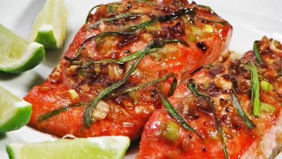 Oriental Style Salmon Fillets Recipe Food Com