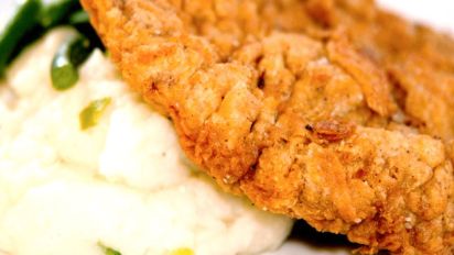 Kentucky Fried Pork Chops Recipe Food Com Cornmeal season salt to taste (recipe below) black pepper to taste peanut oil for pan frying. kentucky fried pork chops