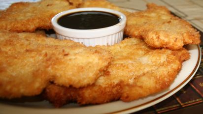 Crisp Panko Chicken Cutlets W Tonkatsu Sauce Recipe Food Com
