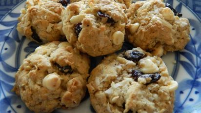 Chewy Cherry Almond Cookies Recipe Food Com
