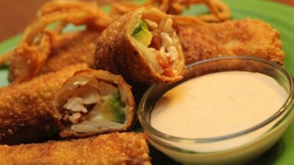 Avocado Club Egg Rolls Recipe Food Com