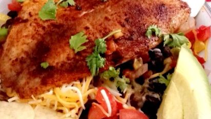 Spicy Fish Taco Bowls Recipe Food Com