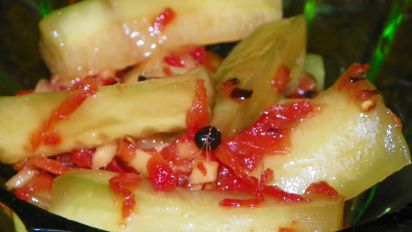 Atjar Ketimun Cucumbers In Turmeric Recipe Food Com