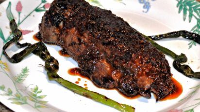 asian marinated skirt steak
