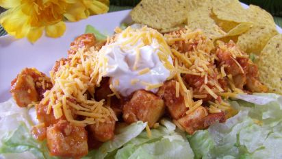 Easy Chicken Taco Salad For Two Recipe Food Com
