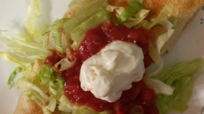 Baked Chicken Chimichanga Recipe Food Com