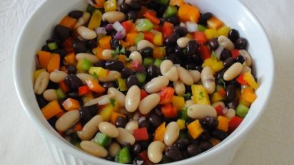 Bean And Bell Pepper Salad Recipe Food Com