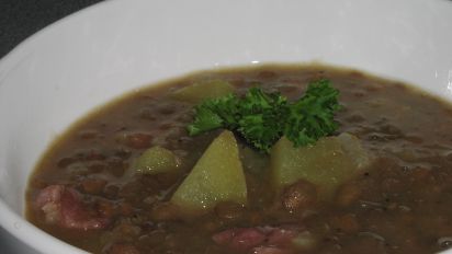 German Lentil Soup Recipe Food Com Instead, you can use bacon or smoked chicken fillet. german lentil soup