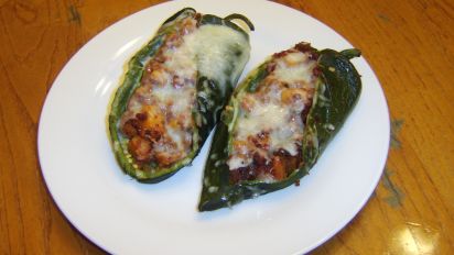 Fire Roasted Stuffed Poblano Peppers Sp5 Recipe Food Com