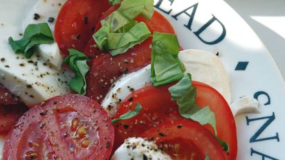 Fresh Mozzarella Tomato Basil Salad Recipe Food Com