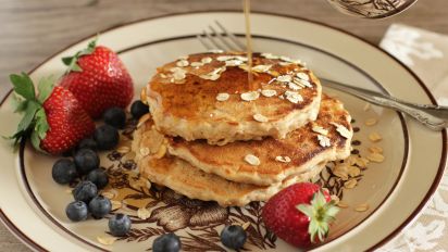 Family Favorite Oatmeal Pancakes Recipe Food Com