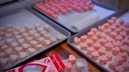 heart shaped french macarons recipe food com