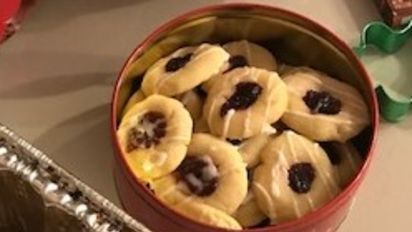 Raspberry Almond Shortbread Cookies Recipe Food Com