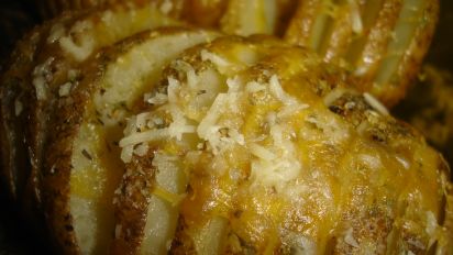 Microwave Sliced Baked Potatoes Recipe Food Com