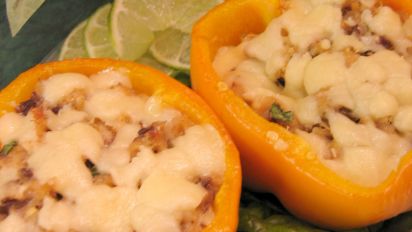 Crab Stuffed Bell Peppers Recipe Food Com