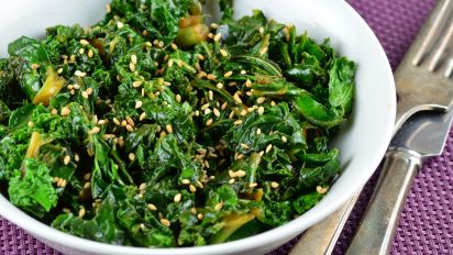 kale and ginger stir fry