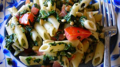 Greek Penne Pasta 6 Ww Points Recipe Food Com