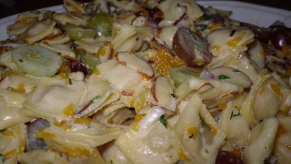 Orange And Grape Tortellini Salad Recipe Southern Food Com