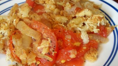 Fresh Tomato Bake Recipe Food Com Place tomato slices close together in prepared baking dish. fresh tomato bake