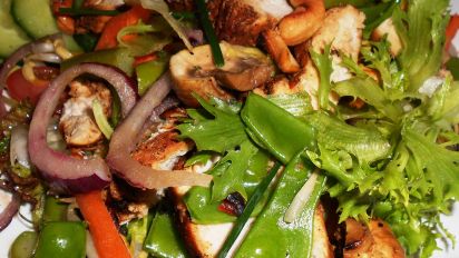 Warm Spicy Chicken Salad Recipe Australian Food Com