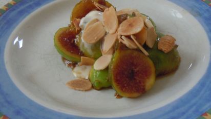 Sauteed Fresh Fig And Almond Dessert Recipe Food Com