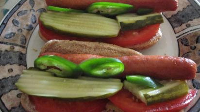 Chicago Style Hot Dogs Vienna Beef Recipe Food Com