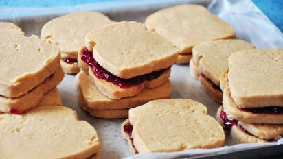 P B J Sandwich Shaped Cookies Recipe Food Com