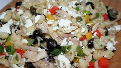 Greek Style Chicken Pasta Salad Recipe Food Com