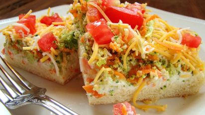 Veggie Lovers Crescent Roll Pizza Recipe Food Com