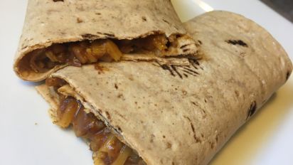 15 Minute Chili And Rice Wraps Recipe Food Com