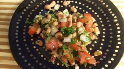 Lemony Black Eyed Pea And Cilantro Salad Recipe Food Com