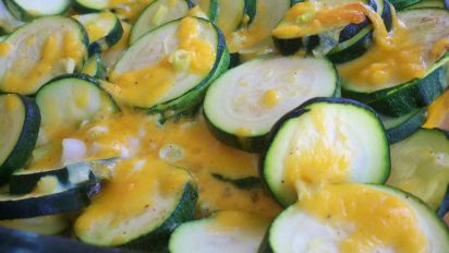 Baked Zucchini With Cheddar Cheese Recipe Food Com