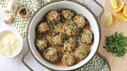 Olive Garden Stuffed Mushrooms Copycat Recipe Food Com
