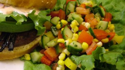 Fiesta Cucumber Corn Salad Recipe Food Com