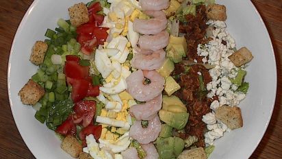 Seafood Chopped Salad Recipe Food Com